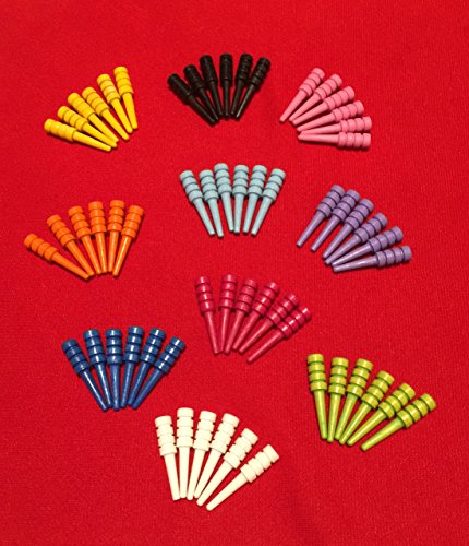 60 Cribbage pegs for Our 10 Player Pegs and Jokers GameQ
