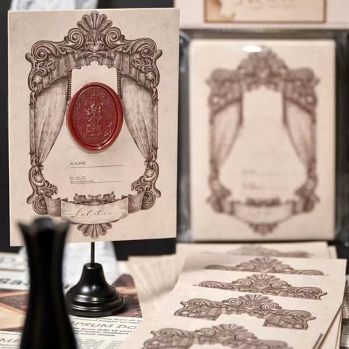 LICQIC Siegelwachs Set, Siegellack Set mit 300 Stück Sealing Wax, 1 Schmelzlöffel, 3 Teelichte, Wachsperlen Siegel für Einladungen, Karten, Umschläge, Weinpakete, Geschenkverpackungen