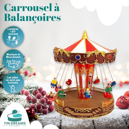 Carrousel de Noël Musical Idée Cadeau Idéale Fêtes - 3
