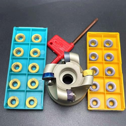 Tool Part for EMRW 6R 50 22 EMRW 6R 63 Face Milling Cutter Milling Tool Holder CNC Lathe Machine Tool for RPMT1204 Turning Inserts - (Cutting Edge Diameter: RDMT1204 MO LT30)