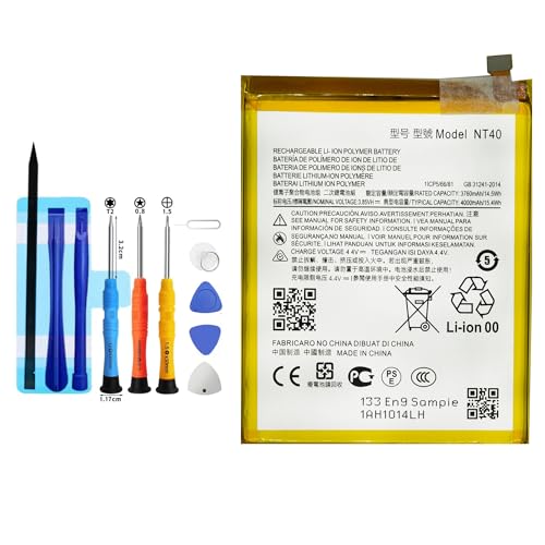 Vvuilsty NT40 Replacement Battery for Moto G Pure XT2163 (2021),Rechargeable 0 Cycle Battery Compatible with Moto G Pure XT2163 (2021) with Repair Tool Kits