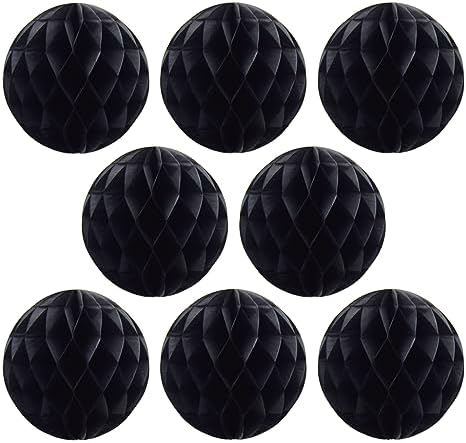 Ruidee 8 Pieces Paper Honeycomb Balls Tissue Paper Flower Balls P...