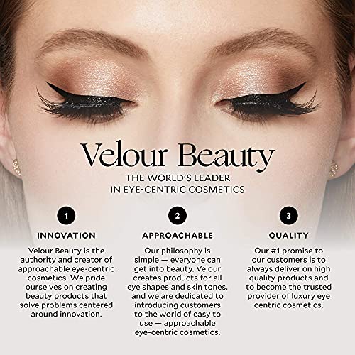 VELOUR Lash Clean - Oil Free Liquid Makeup Remover for Eyes, False Lashes, & Face - Gentle Lash Cleanser & Eye Makeup Remover - Vegan Lash Extension Cleanser - No Parabens or Fragrance (140 ml)