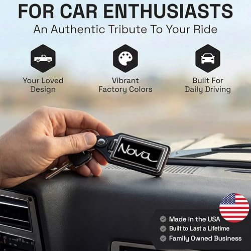 Image of Brotherhood Car Key Chain for Nova - Classic Models Keychain for Men and Women Gift Key Ring