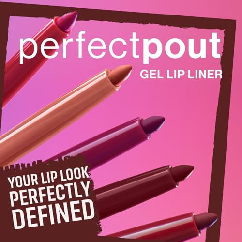 wet n wild Perfect Pout Matte Retractable Gel Lip Liner Pencil, Rich Creamy Long Lasting Color, Well-Defined and Flawless Application, Vegan & Cruelty-Free - Gone Burgundy - Image 3