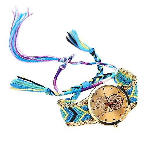 Jewelry Women's Braid Bracelet Wrist Watches,Colour Name:Type 5 (Color : Type 5)