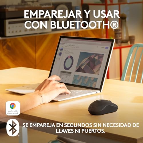 Miniatura 2 de Logitech M240 Silencioso Bluetooth Ratón, inalámbrico, Compacto