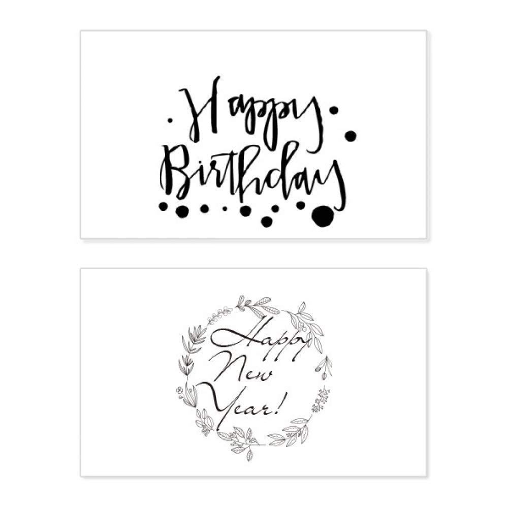 Tarjeta de felicitación de cumpleaños Best Wishes en papel premium para notas 5