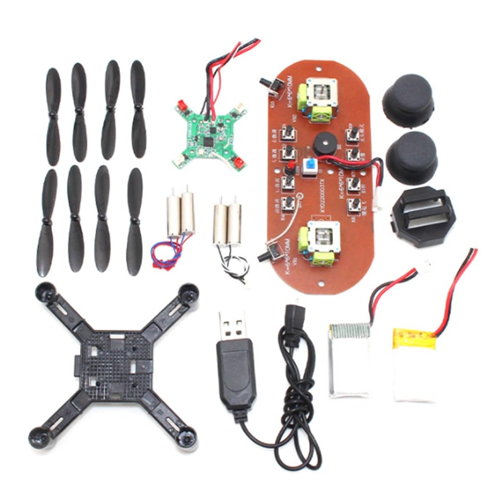 1 Set of DIY Drone Full Accessories Four- Drone Assembly Parts Drone Motherboard Assembly Receiver Board