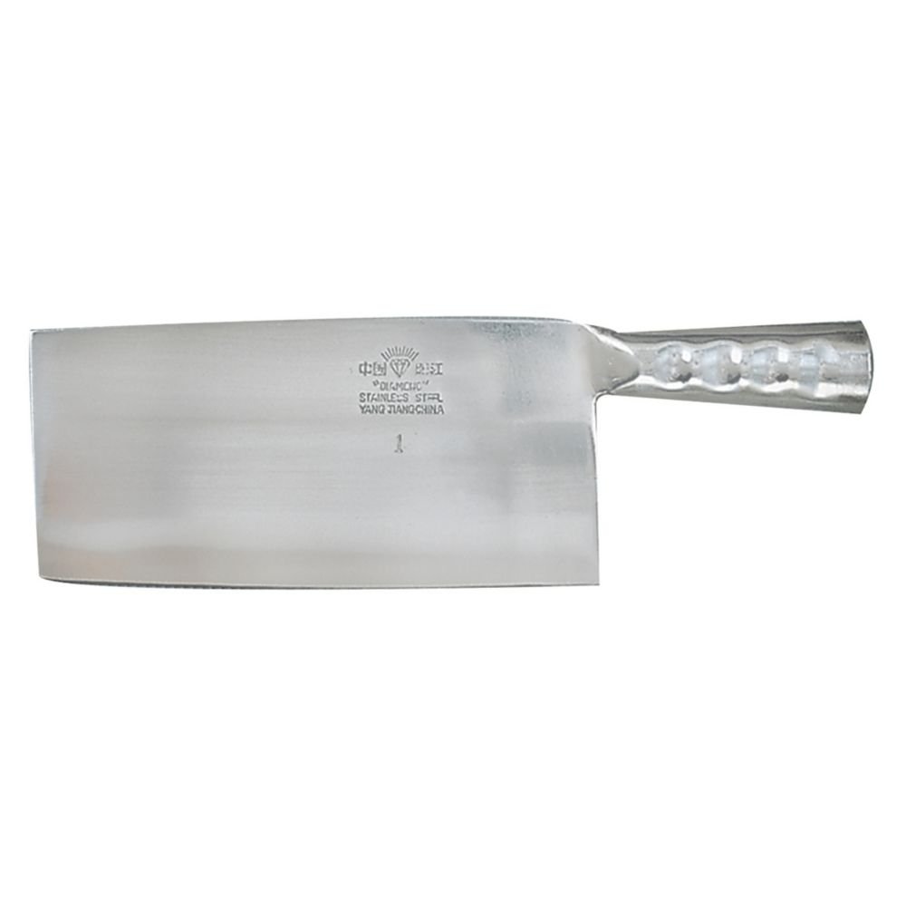 S/S Chinese Style Cleaver Knife, 8 1/4 x 33/7" Blade