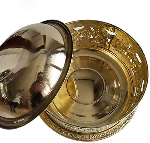 Olla de cobre para hot pot, portátil 28 cm miniatura 3