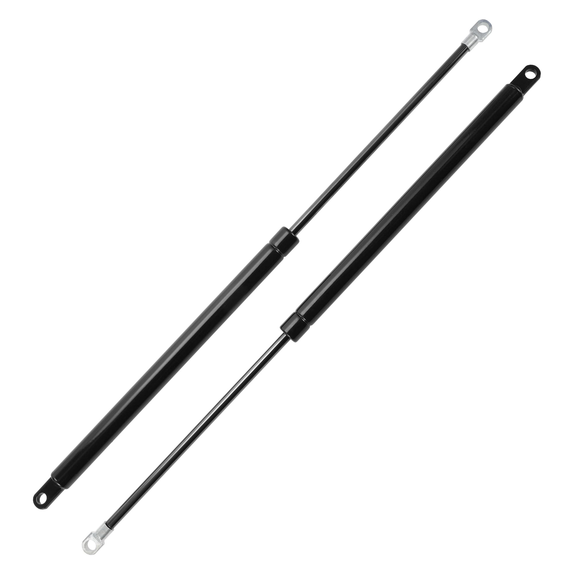 Motoforti Soportes De Elevación Universales Amortiguadores De Gas 500mm/20 Pulgadas 67Ib/300N/30kg Metal Negro 2 Piezas