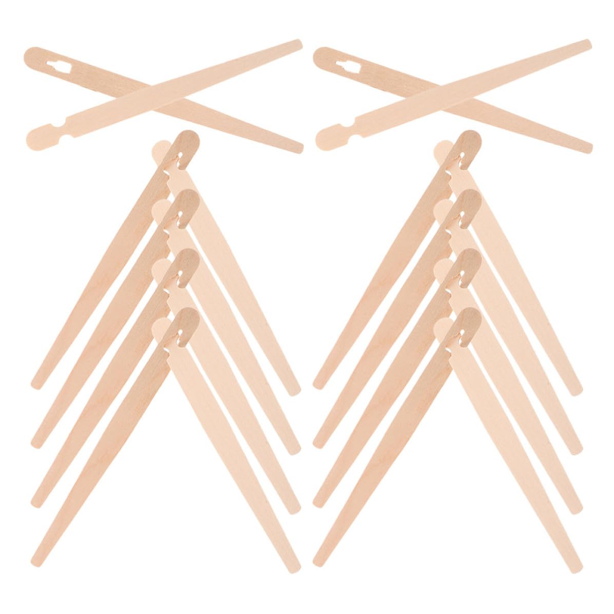 200 Paires Pinces à Baguettes en Bois Kaki, Design Plat Élégant, Facile à Saisir, pour Amuse-bouches et Pâtisseries, Adaptées aux Garçons, Filles et Adultes Lors de Divers Repas