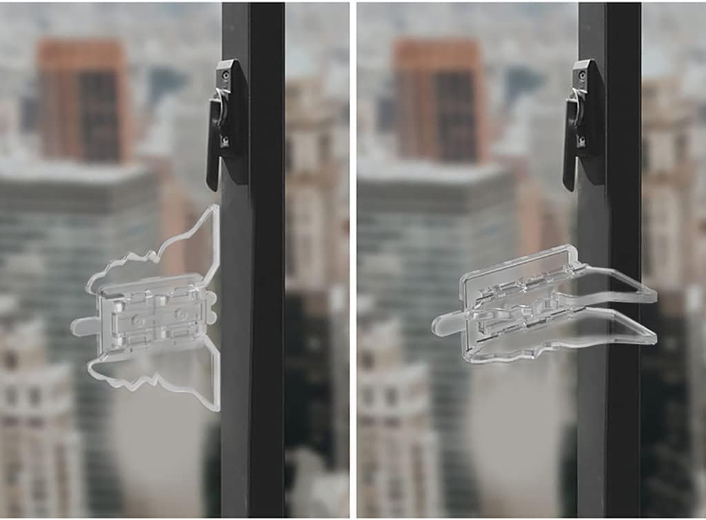2 Limitatori Di Apertura Per Finestre Con Chiave - Sicurezza Bambini E Antifurto In Acciaio Inox E ABS - 4