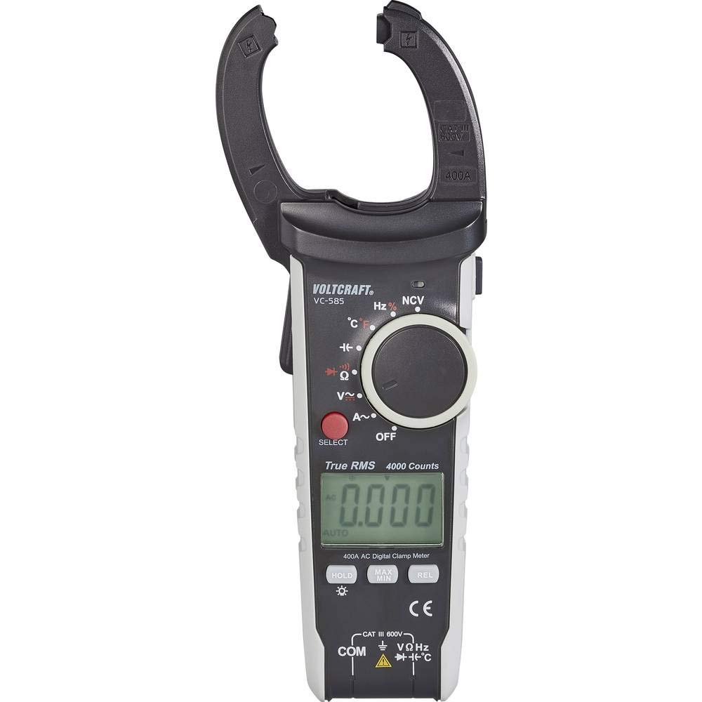 Voltcraft VC585 Stromzange kalibriert (ISO) digital CAT III 600V Anzeige (Counts): 4000
