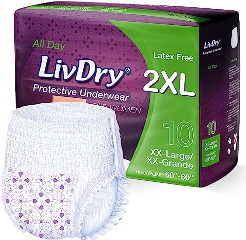 Amazon.com: Livdry XXL Adult Diapers Women Overnight, Ultimate Max
