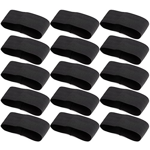 Hamimelon 15x Black Memorial Armband Funeral Mourning Black Football Respect Adult