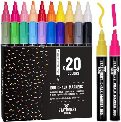 Jojofuny Neon Marker Set - 12 Abwischbare Stifte Für LED-Tafeln & Whiteboards