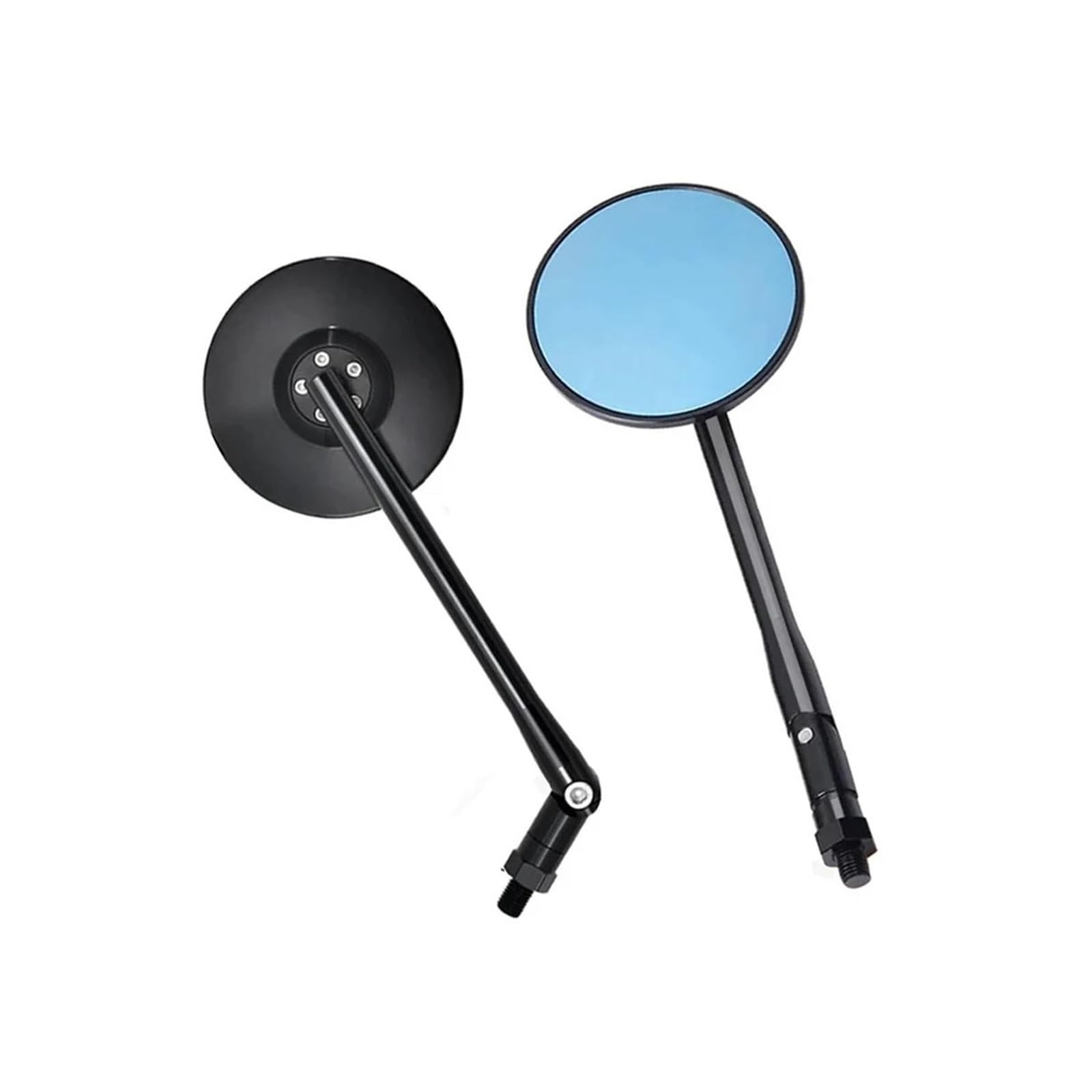 Rétroviseurs Ronds pour Royal Enfield pour Continental GT pour Interceptor 650 Rétroviseur Moto Universel Noir