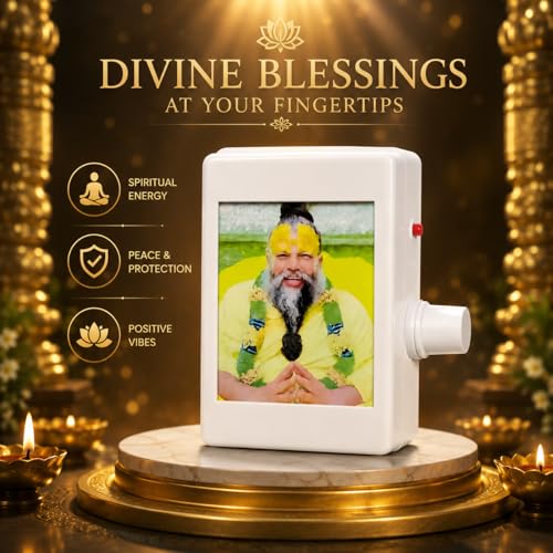 Image of Premanand Ji Maharaj Naam Jaap Box | 9-in-1 LED Mantra Chanting Device | Preloaded Radha Krishna Bhajans & Naam Jaap | Spiritual Audio Player for Home, Office & Temple | Ideal Devotional Gift