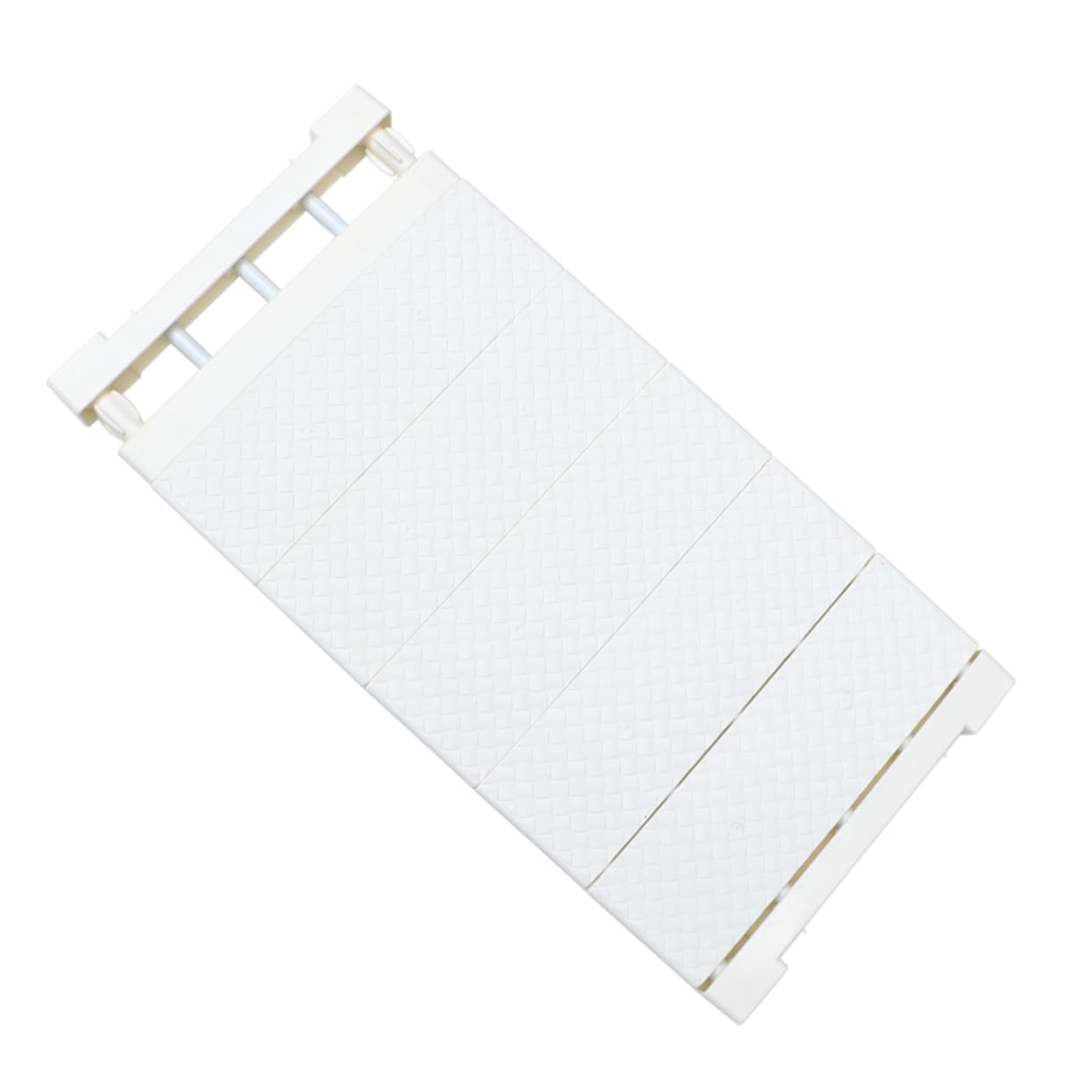 OFFSCH Adjustable Shelf Dividers for Closet Organization Expandable Storage Rack for Wardrobe and Cupboard Sturdy Plastic and No Tools Required Space-Saving Design White