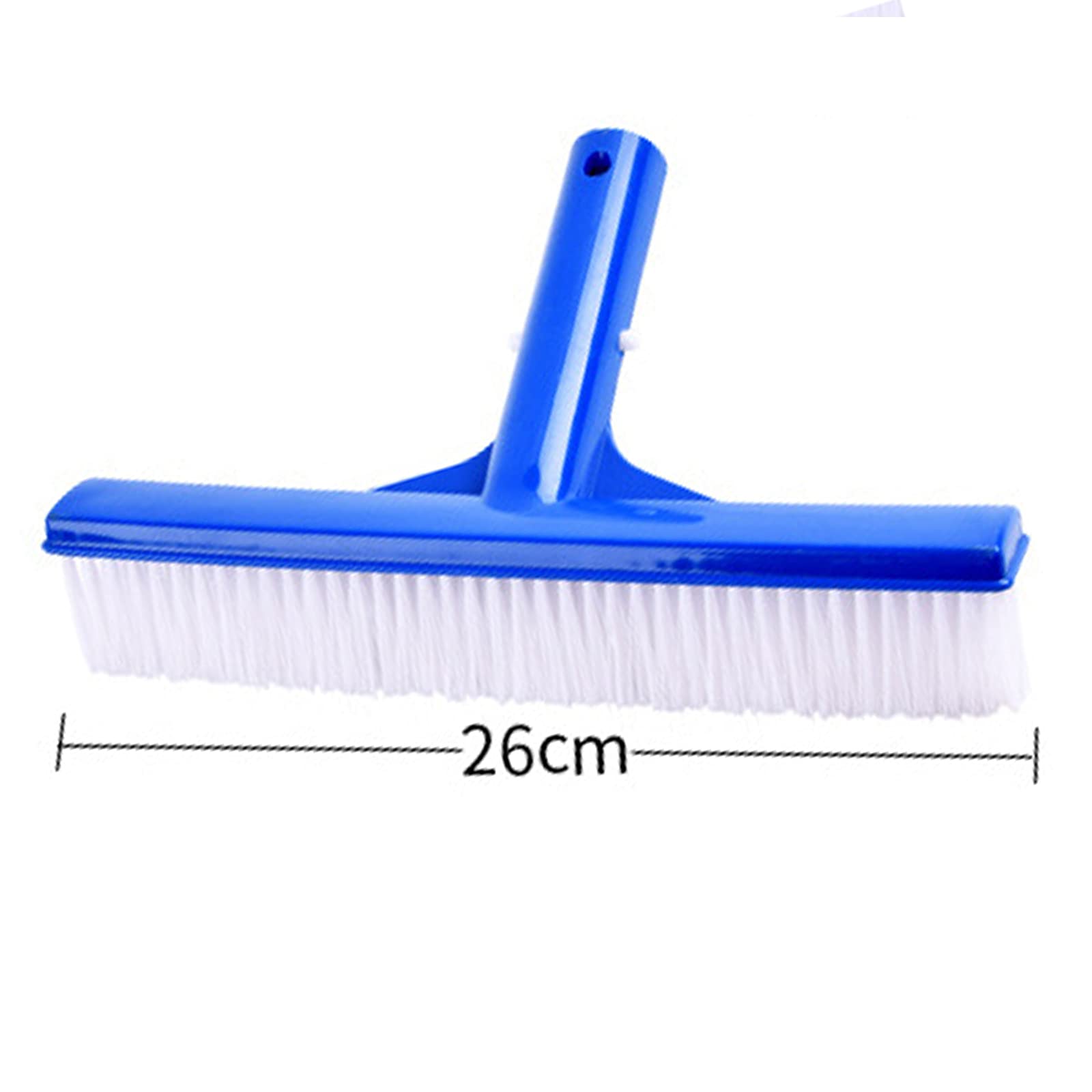 Brosse de Nettoyage de Piscine Nettoyeur en Plastique de 10 Pouces avec Surface Télescopique Rob Balai Robuste Brosse de Nettoyage Portable