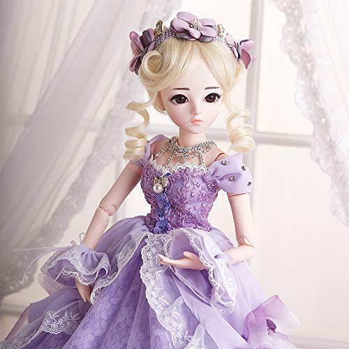Muñeca articulada 60 cm con ropa y accesorios miniatura 2