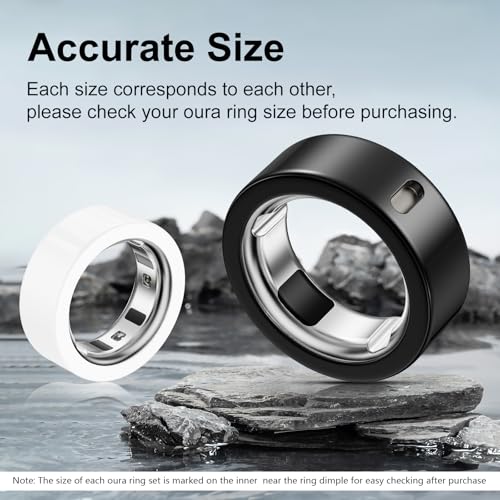 Hexasider 5 Pack Ring Cover Compatible with Oura Ring Gen 4/Oura Ring Gen 3 Horizon/Heritage, Abrasion-Resistant TPU Case for Oura Ring Protector Accessories for Oura Size 10 by Hexasider - Image 2