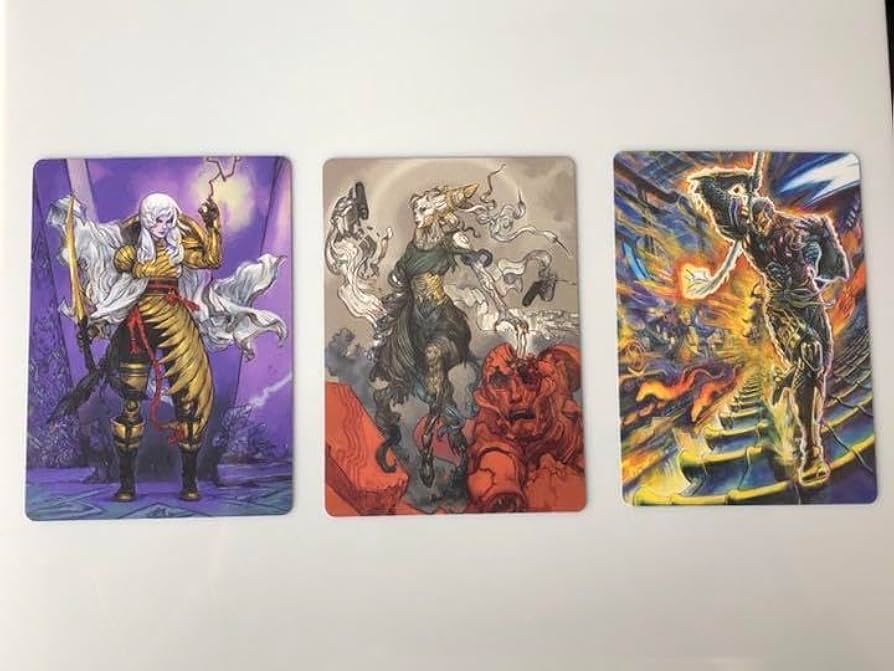Amazon.co.jp: MTG アートカード 漆月魁渡 放浪皇 完成化した