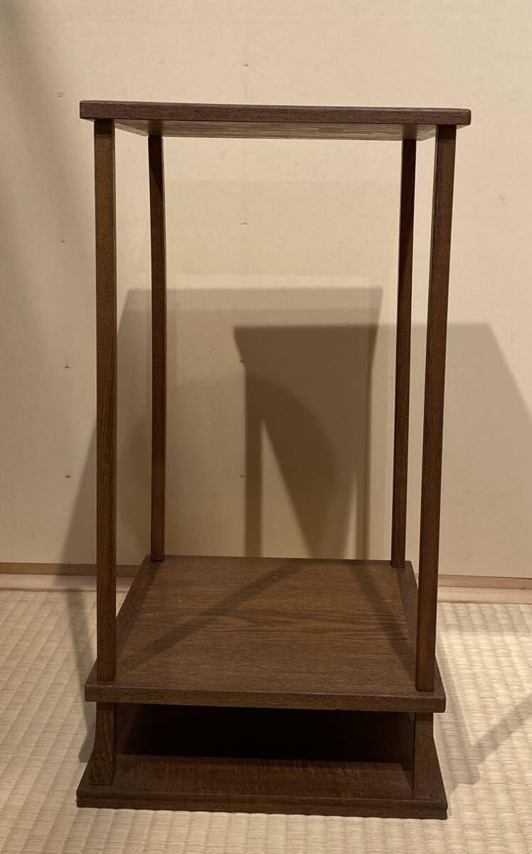 袋棚扉付き組立式 【極上品】お茶道具／共箱 【公式通販】