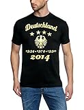 türkei griechenland fussball live NEU NEU NEU 4. STERN 4. Stern ! WM 2014 Fußball Deutschland Adler Gold 4 Sterne T-Shirt schwarz-Gold, Gr.5XL