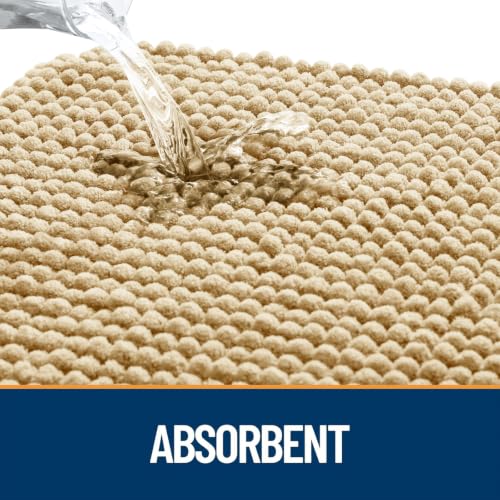 Image of OLANLY Dog Door Mat for Muddy Paws 24x16, Absorbent Chenille Mud Doormat