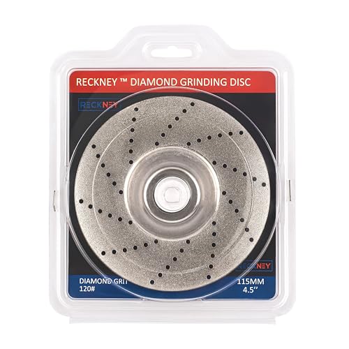 RECKNEY 115mm Electroplated Diamond Grinding Disc Wheel Disc Polishing Tool For Tiles Granite Marble Stone Glass (1)
