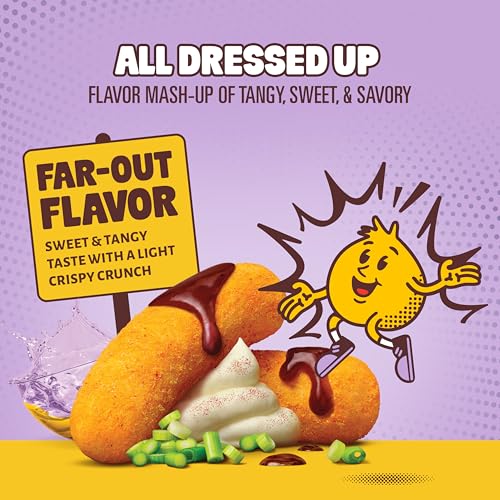 Image of Hippeas Chickpea Puffs, Variety Pack, Groovy White Cheddar, Jalapeno Cheddar, All Dressed, 30 x 0.8 oz, Baked Crunchy Chickpea Snacks, 3g Plant Protein, 2g Fiber & 50% Less Fat, Dairy & Gluten Free
