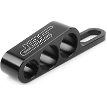 SIKUAI Motorcycle Universal Three Pipes Bracket Stent Waste Oil Tube Fixed Clamp Holder For 6mm Screw Hole for Harley, for Suzuki for Yamaha for HONDA For APRILIA Black