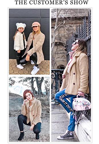 Dokotoo Womens Plus Size Warm Solid Oversized Fleece Cardigans Open Front Teddy Bear Sherpa Teddy Bear Sherpa Fuzzy Loose Coat With Pockets Fluffy Winter Outerwear Cardigans Khaki X-Large #TOP4