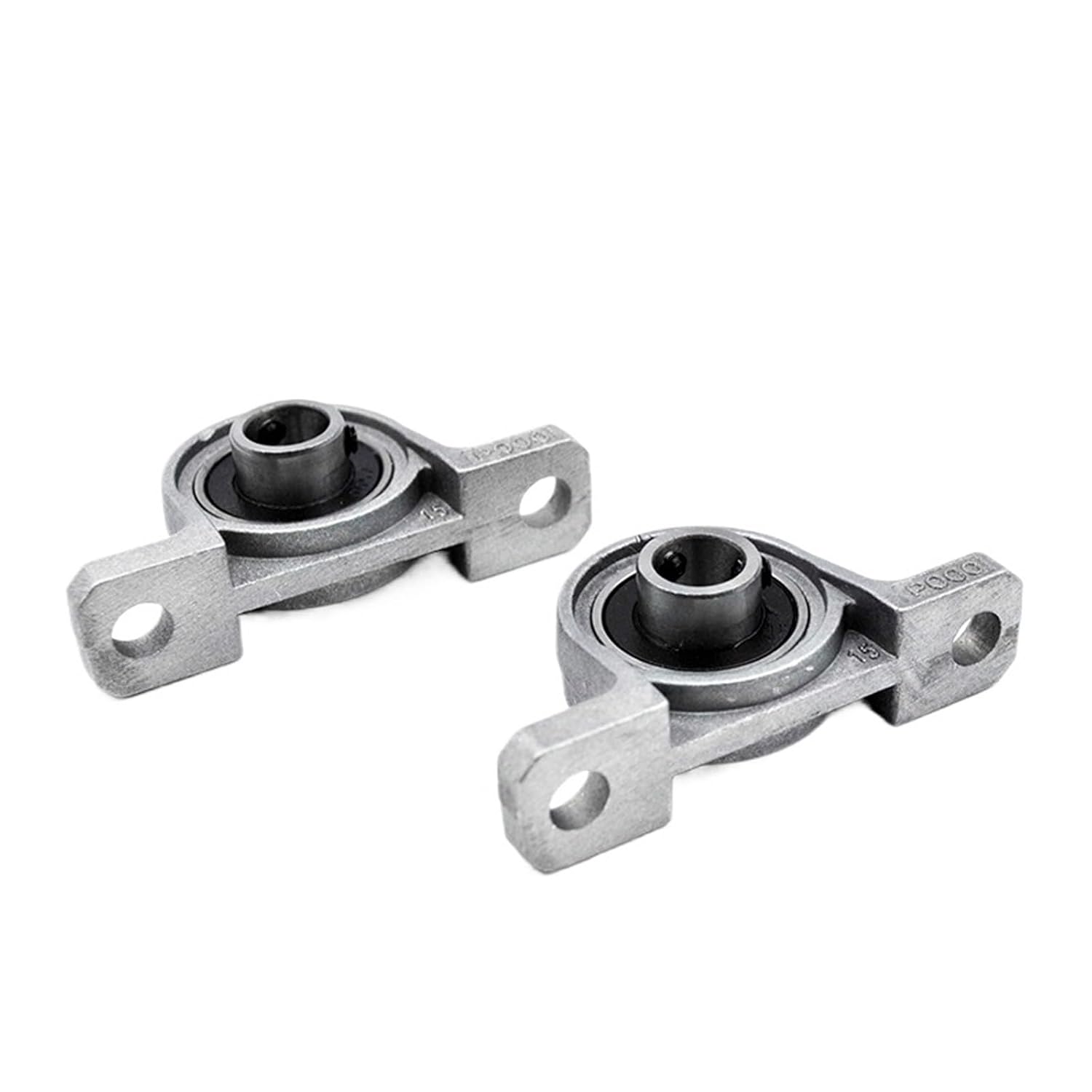 2pcs Zinc Alloy Pillow Block Bearing KP08 KP000 KP001 KP002 KP003 KP004 Bore 8mm 10mm 12mm 15mm 17mm 20mm Mini Bearings(KP003 17mm)
