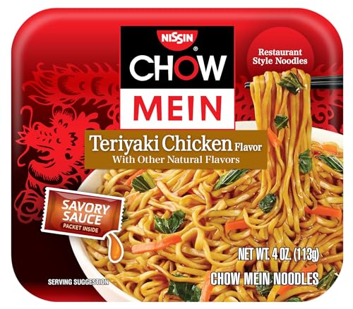 Nissin CHOW MEIN TERIYAKI CHICKEN FLAVOR, 4OZ Chow Mein Teriyaki, Chicken thumb #6