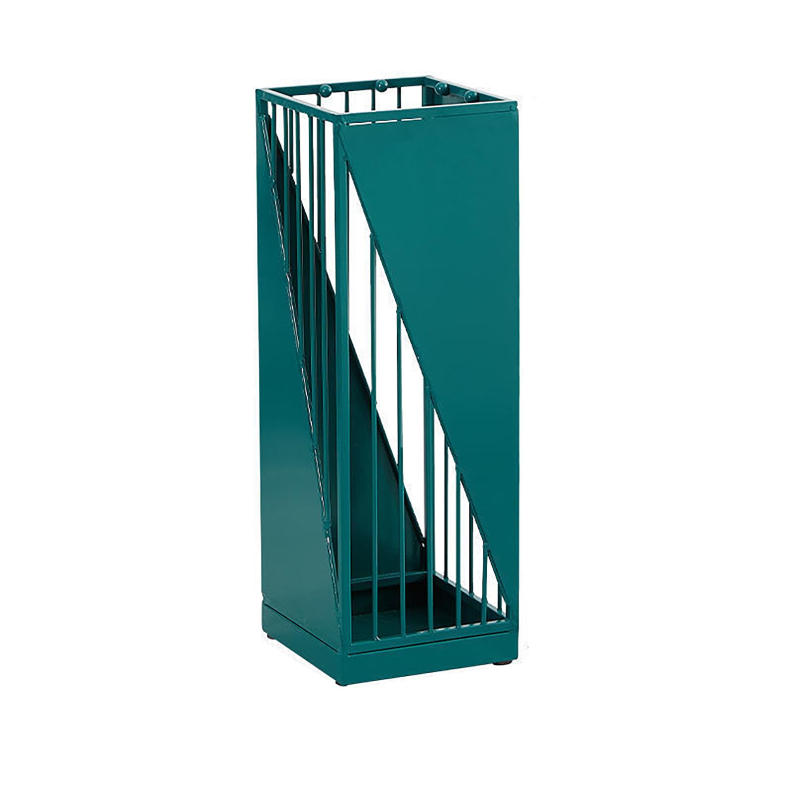 GYRAZXS Umbrella Rack Indoor, Modern Umbrella Holder Stand for Entryway with Drip Tray, Freestanding Geometric Cane Holder Stand Multipurpose, for Canes Walking Sticks Umbrellas (E)
