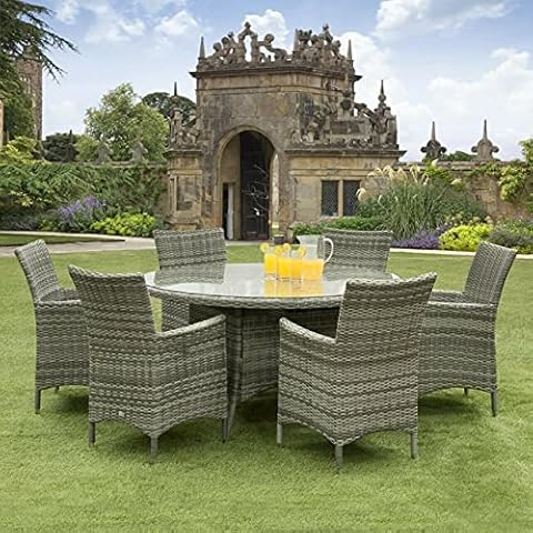 Sarasota Polly Rattan Garden Dining Set Cover