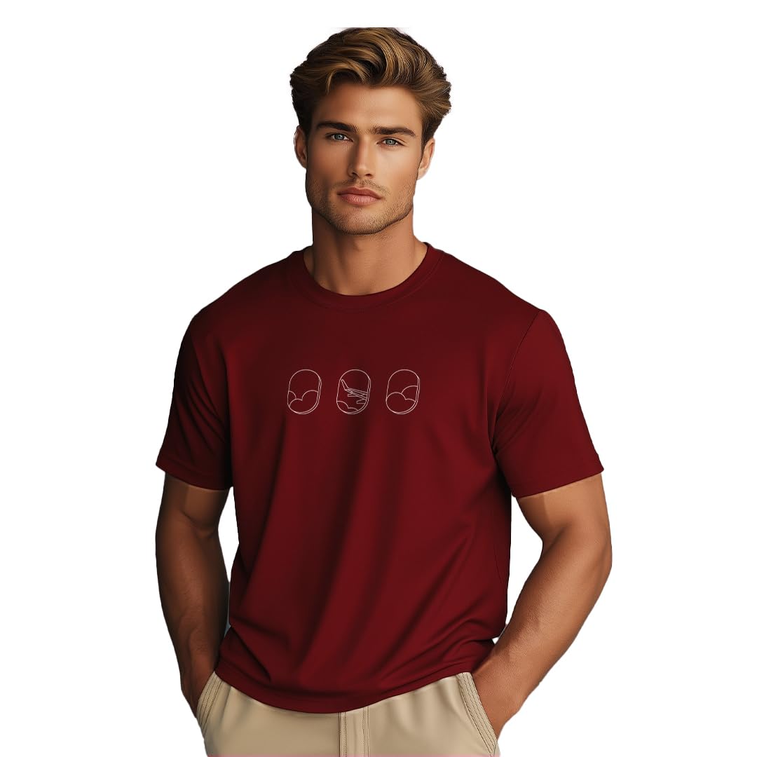 nobero Men's Regular Graphic Printed T-Shirt for Men | Soft Cotton | Classic Fit | Printed Casual Tshirt for Men-picture-34