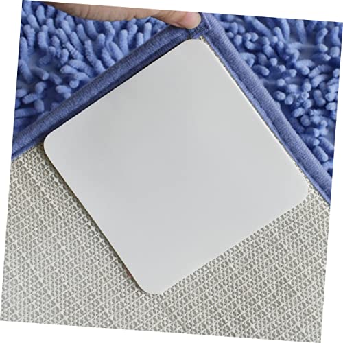 Ciieeo 12 Peças Adesivos Antiderrapantes Para Carpetes Fita Adesiva Branca Para Pisos De Madeira Rol