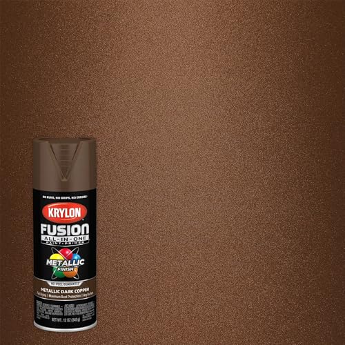 Image of Krylon Fusion All-In-One Adhesive Spray Paint for Indoor /Outdoor Use, 12 oz, Dark Cooper