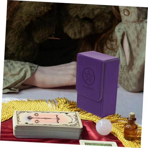 Caja de 5 Piezas para Almacenar Tarot en Púrpura