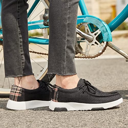Orthocomfoot Womens Slip On Shoes For Plantar Fasciitis Pain Relief, Comfortable Orthopedic Sneakers With Arch Support, Ortho Flat Feet, Orthaheel Shoes, Orthotics Supportive Loafers Black Size 8 #TOP6