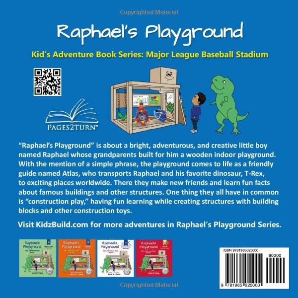 Raphael's Playground Kid's Adventure Book Series: Major League Baseball Stadium - Image 2
