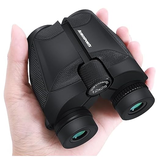 Aurosports Ultra HD Compact Binoculars for Kids and Adults, Children Binoculars for 3-12 Years Boys and Girls, Small Lightweight 12x25 Binoculars for Bird Watching, Hiking, Hunting