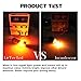 LivTee 7440 W21W WY21W LED Turn Signal Light Blinker Bulbs - Error Free Canbus - Anti Hyper Flash, Amber Yellow
