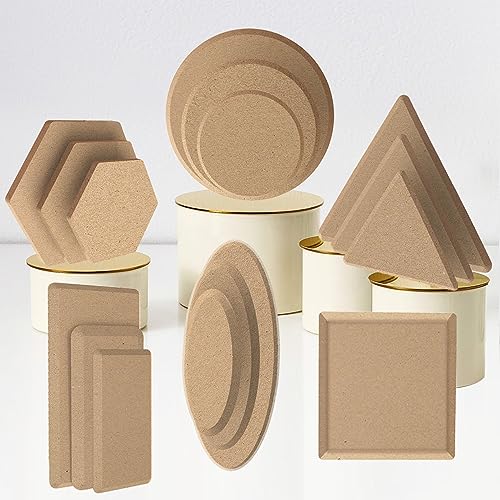 ORIISIN Ceramics Plate Forming Molds for Handbuliding Dish Slump Mold Various Sizes for Pottery 18 Pcs