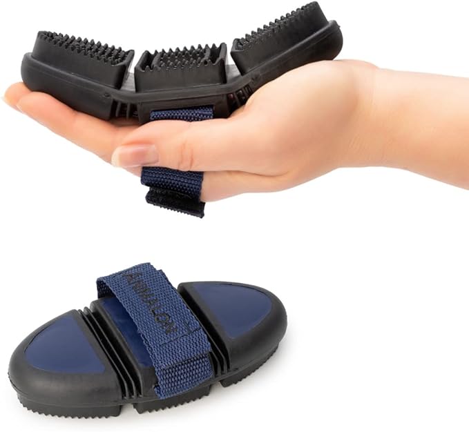 Animalon Short Hair Curry Comb Large for Dogs Fur Changing Aid for Dogs with Short Hair